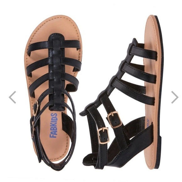 FabKids Gladiator Sandal black - Picture 1 of 9
